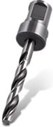 HSS drill bit with Weldon Shank